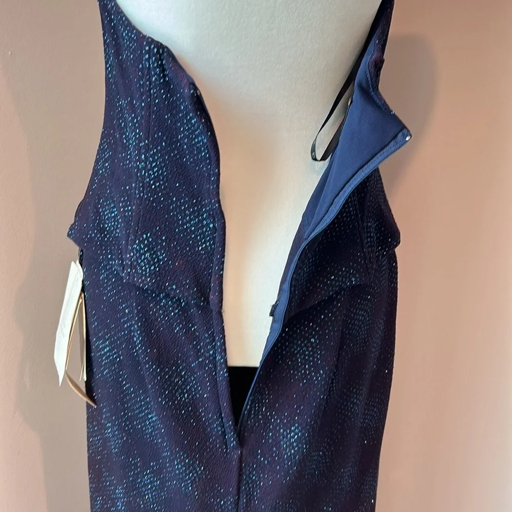 Y2K Scott McClintock halter neck sparkly evening gown Vintage 10P (modern 4-6) - Picture 10 of 16